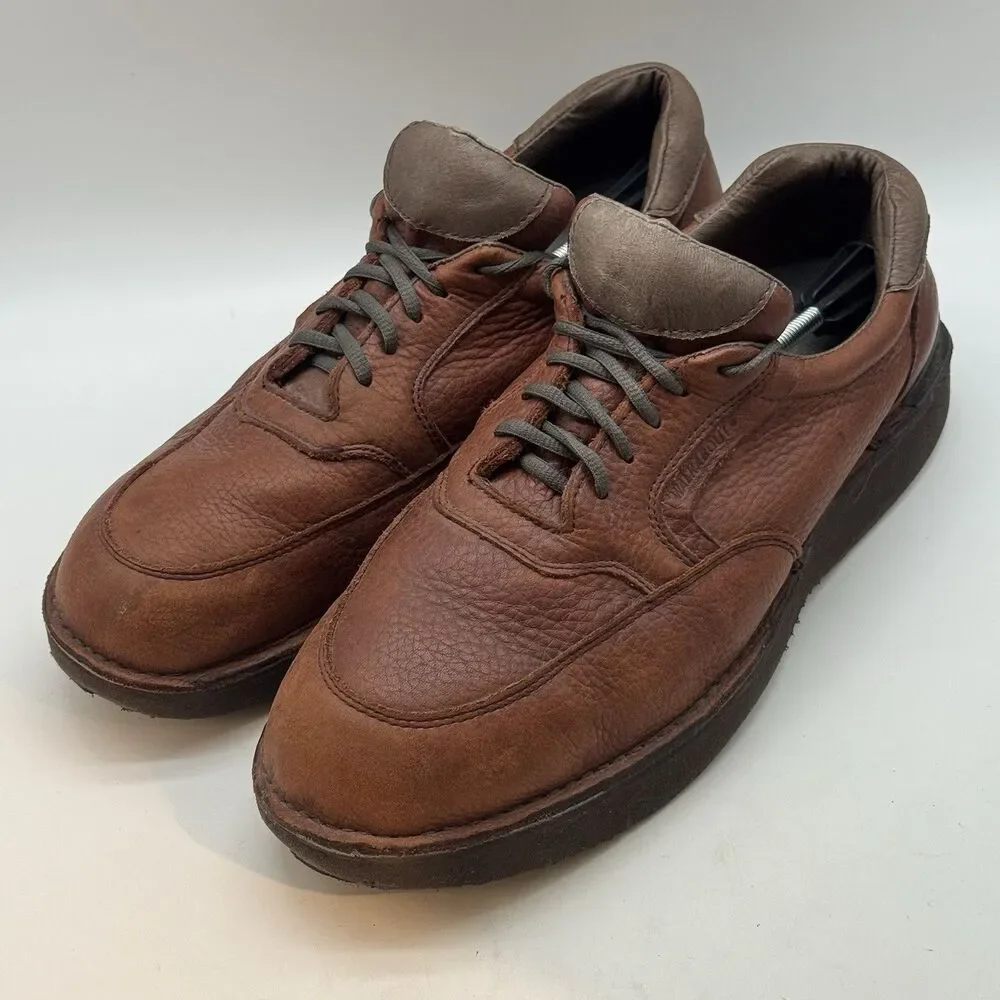 Footonic II Eva-Tech Walkabout Brown Leather Shoe Men 16 E6 Wide Lace Up Sneaker
